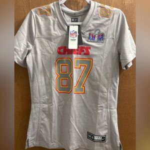 Ladies small /Youth L or XL NFL KC Chiefs Kelce  Jersey. New with tags